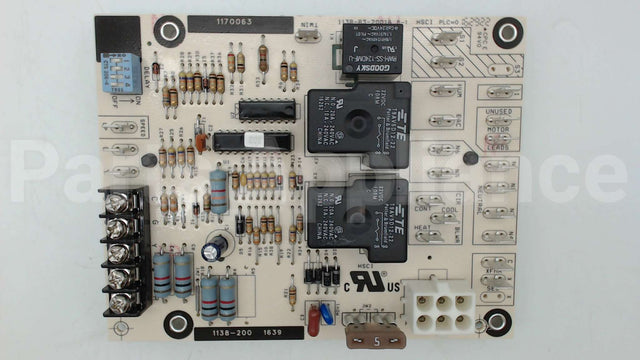 1170063 International Comfort Products Control Fan Timer Board