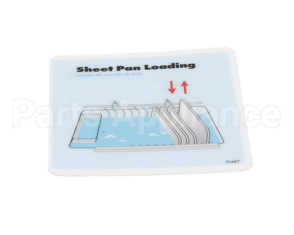 31487 Power Soak Systems Decal - Sheet Pan Loading