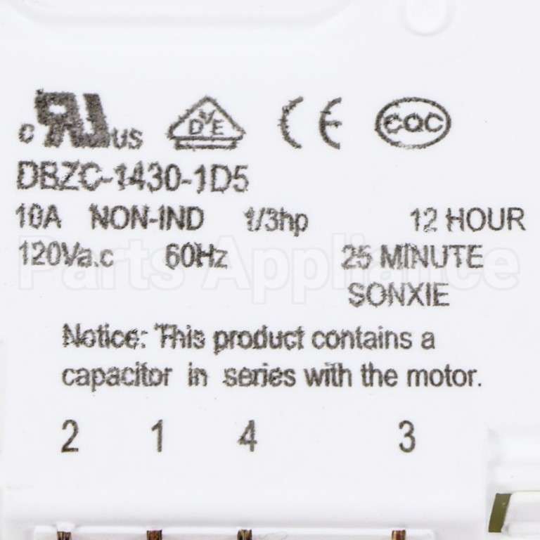 241705102 Frigidaire Timer-Defrost