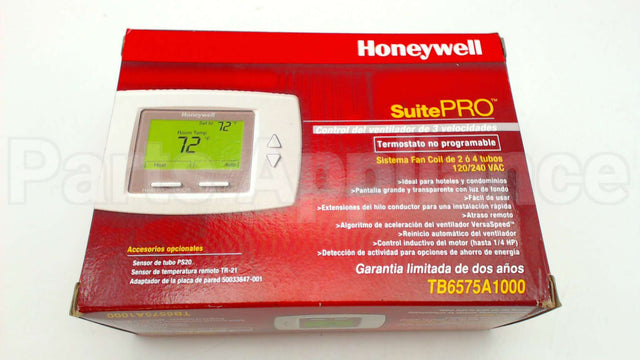 TB6575A1000 Honeywell 120/240Vunivfancoilstat3Spdfan