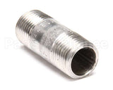 FT0232 Bki Nipple, 1/2 X 2, Ss 304