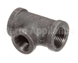 FT0538 Bki Tee, 1/2 X 1/2 X 3/8, Black