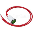 G01296-3 Compatible Cleveland Signal Light 1/2" Green 250V