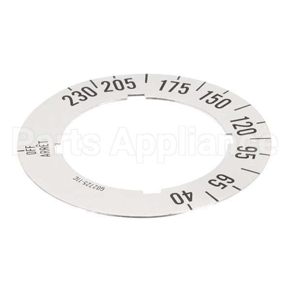 G02725-11 Compatible Garland Dial Insert (Off/40C/230 C)