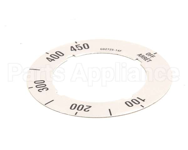 G02725-14 Garland Dial Insert (Off/100F/450F)