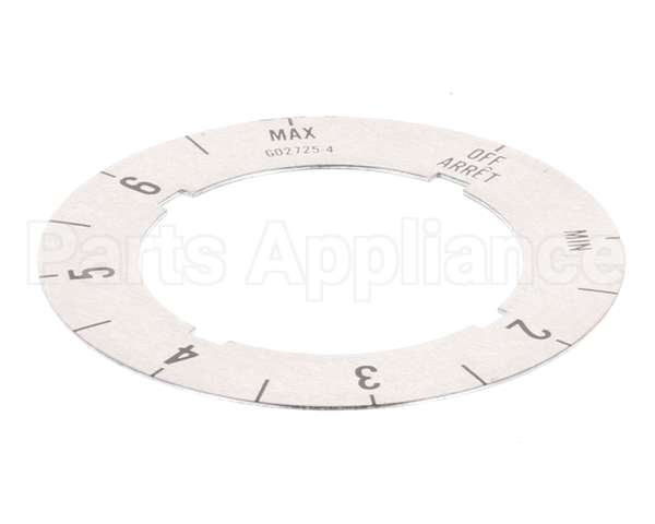 G02725-4 Garland Dial Insert (Off/Min/2-6/Max)