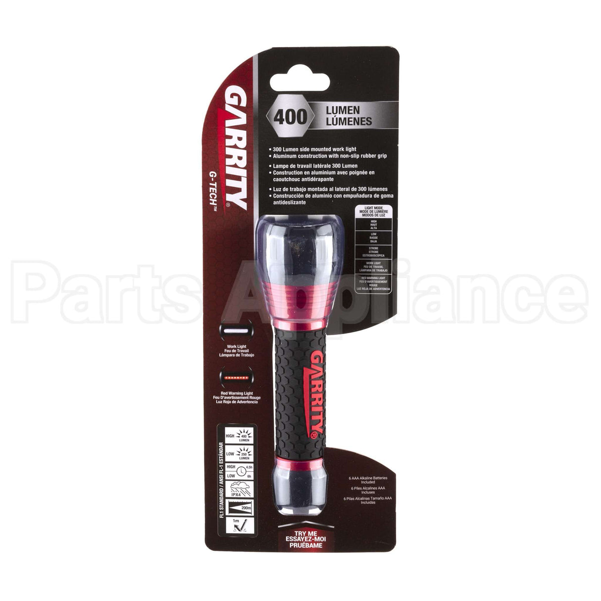 GA8100 Garrity 400Lm G-Tech Flashlight