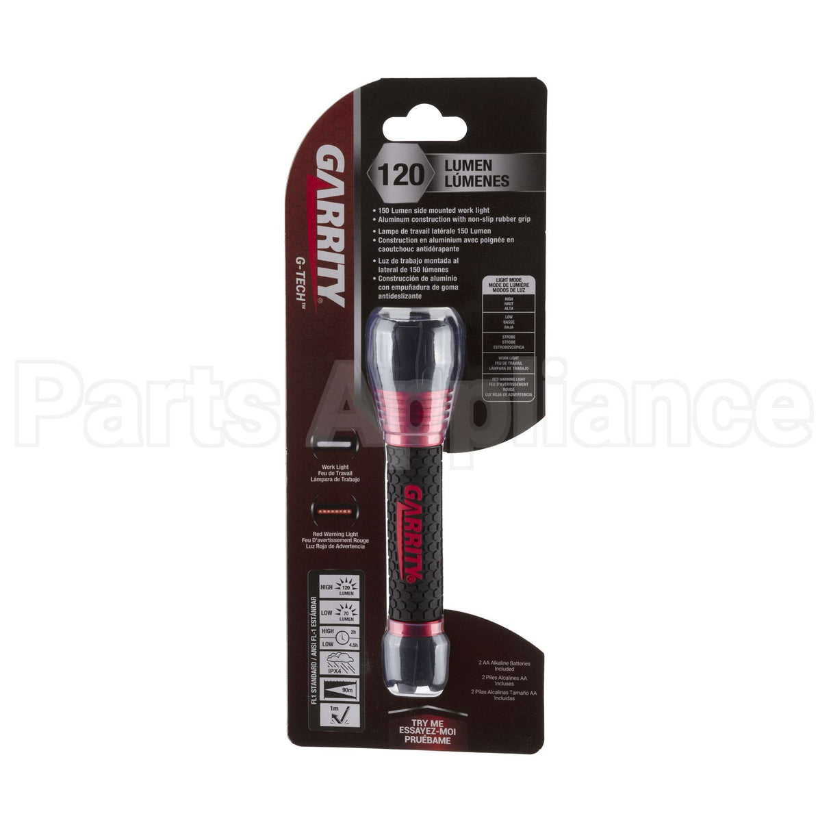 GA8102 Garrity 120Lm G-Tech Flashlight