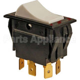 GL1019212 Compatible Garland Switch, On/Off/On Black Rocker