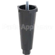 GMM172A Compatible Cecilware Leg, 1/4-20, 4"H, Plst, Blk