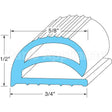 GT031322 Compatible Glass Pro Door Gasket