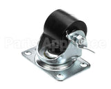 H-20-02 H&K International Caster,2Zp,Brbr,Plte,Swivel,Sb,N
