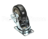 H-20-7 H&K International Caster, Gray W/Brk 3.5"