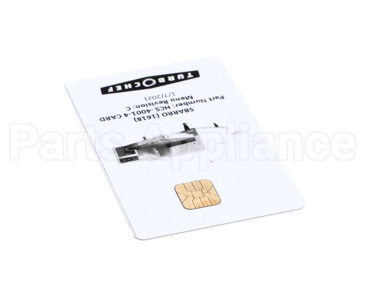 HCS-4001-4 Turbochef Menu, Hhc 1618, Sbarro