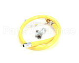 HG-4C-48 T&S Brass Gas Hose W/Quick Disconnect, 1/2 Npt, 48