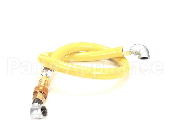 HG-4D-48 T&S Brass Gas Hose W/Quick Disconnect, 3/4 Npt, 48