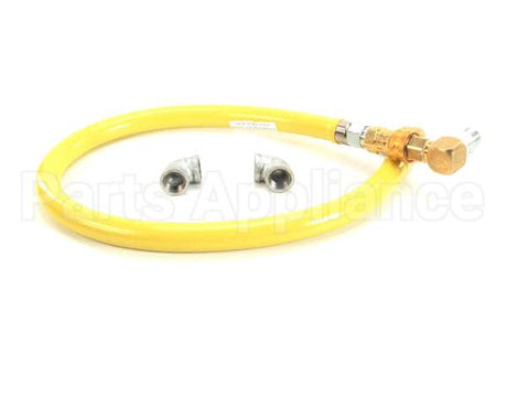 HG-4D-48S T&S Brass Gas Hose W/Quick Disconnect, 3/4 Npt, 48