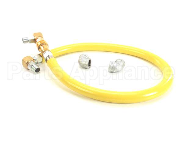 HG-4D-48S T&S Brass Gas Hose W/Quick Disconnect, 3/4 Npt, 48