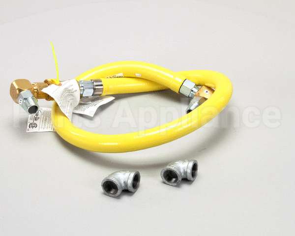 HG-4D-60 T&S Brass Gas Hose W/Quick Disconnect, 3/4 Npt, 60