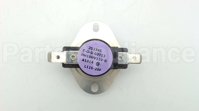 HH18HV110 Carrier 90-110F Auto Limit Switch