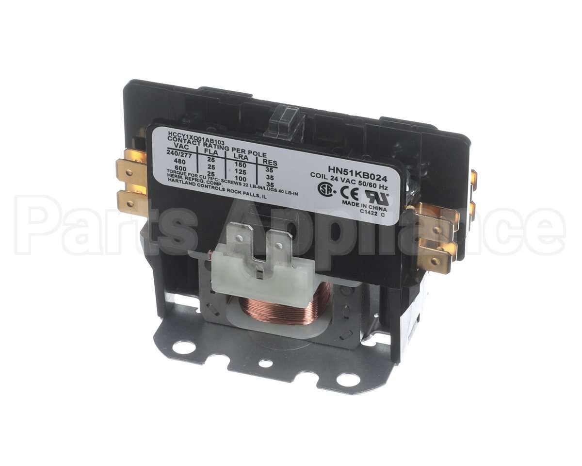 HN51KB024 Bryant Payne 1Pole 25Amp Contactor,24V Coil