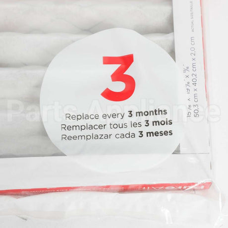 HVAC162086 Frigidaire Merv 8 16X20X1