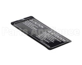 I1-9181-3 Turbochef Label, Caution, Empty Cavity,