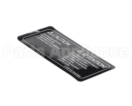 I1-9181-3 Turbochef Label, Caution, Empty Cavity,