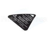 I5-9372-3 Turbochef Label, Filter Warning, Eng-Fre