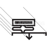 ICS03195 Compatible International Cold Storage Door Gasket - 30-3/8X78-1/4