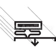 ICS3195-3 Compatible International Cold Storage Ics 30-3/8X77-1/4 D-D Gasket 3-Sided