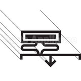 ICS3195-3 Compatible International Cold Storage Ics 30-3/8X77-1/4 D-D Gasket 3-Sided
