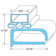 INGSK105 Compatible Randell Door Gasket