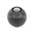 K0202 Compatible BKI Knob, Spherical, Black, 1.88"D