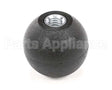 K0202 Bki Knob, Black, Spherical, 1.88 Dia., .500-