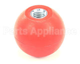 K0203 Bki Knob, Red, Spherical, 1.88 Dia., .500-13