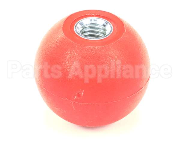 K0203 Bki Knob, Red, Spherical, 1.88 Dia., .500-13