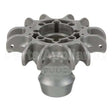 K101001-6-SIL-1M Compatible Tuuci Bottom Hub Silver Polymr 6 Positions, Manual Lift