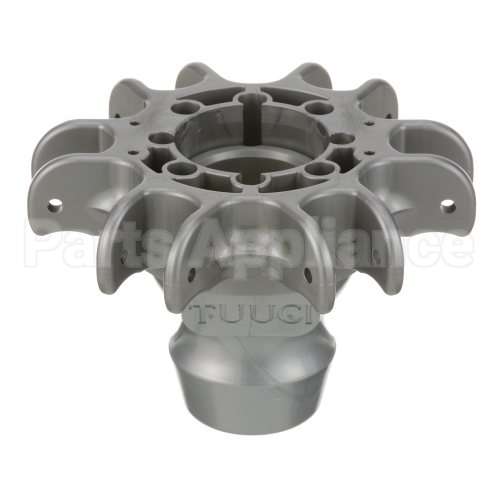 K101001-6-SIL-1M Compatible Tuuci Bottom Hub Silver Polymr 6 Positions, Manual Lift
