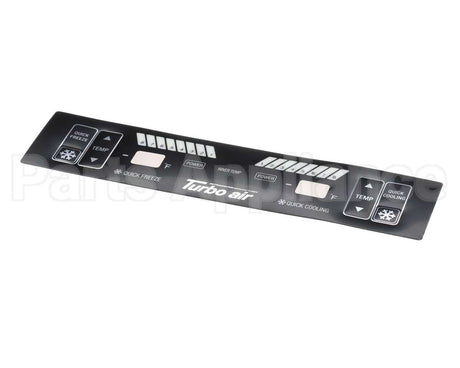 K3D7800400 Turbo Air Display Pcb Sticker (Old Version)