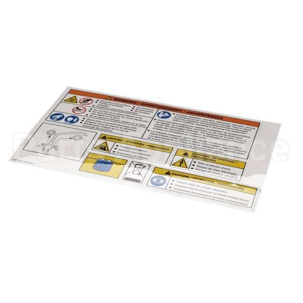 KE603996-1 Compatible Cleveland Label Sheet Gas, Elec, Stm