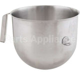 KSMC8QBOWL Compatible Kitchen Aid Bowl, Mixing, 8Qt, S/S, Nsf