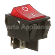 L155AL Compatible Grindmaster Switch, Rocker(On/Off, Lgh, Red)