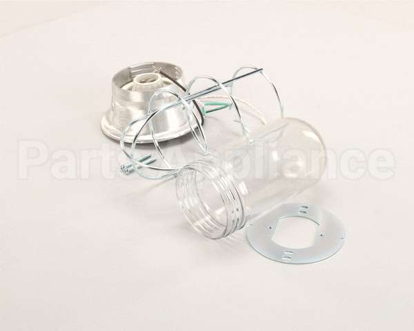 L55-1024 Component Hardware Canopy Light W/Tempered Globe