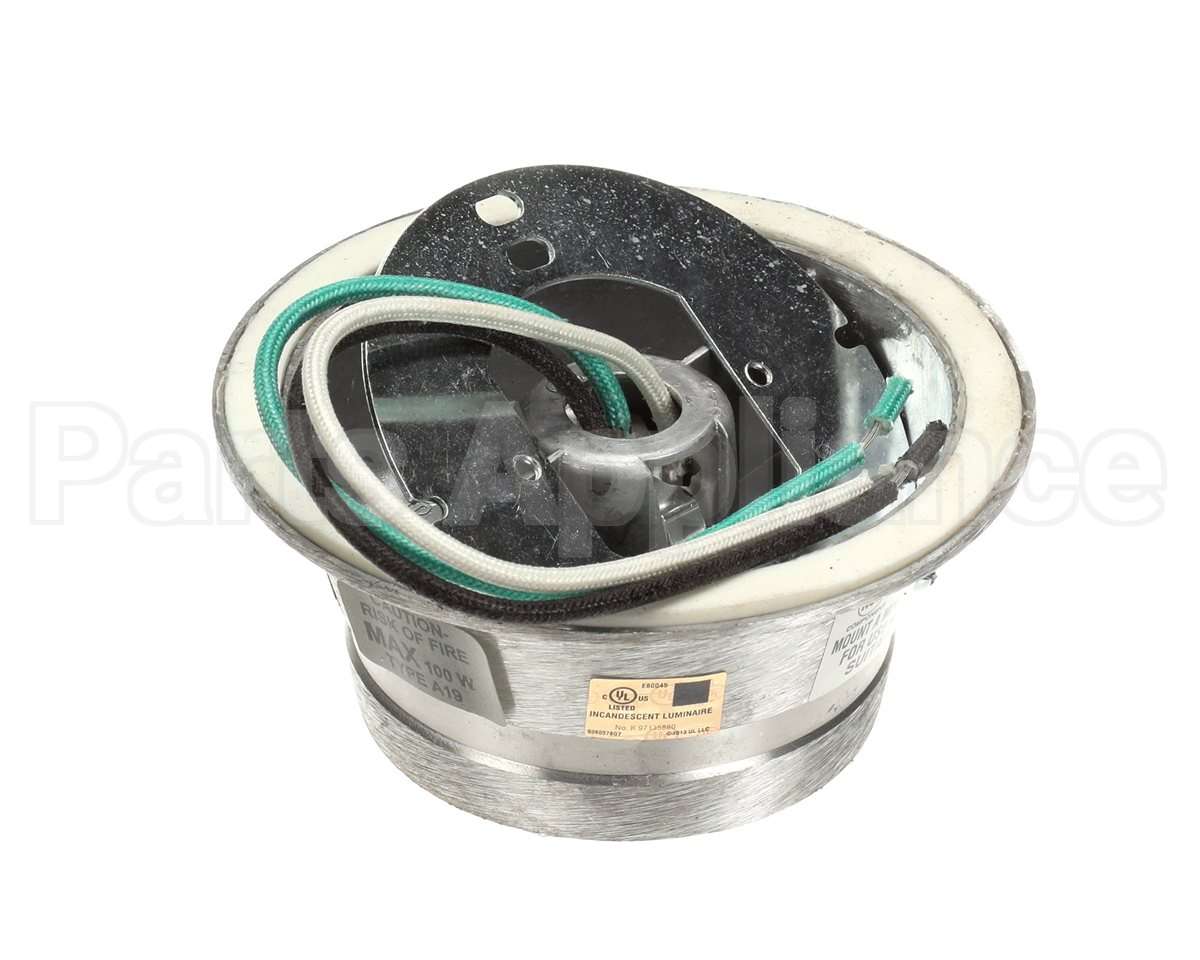L55-Y001-HT Flame Gard Light, Incandescent, Canopy H