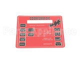 LA152 Cookshack Key Pad Label