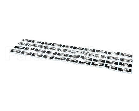 LBL999 Vollrath 10 Ea Mcdonalds Labels