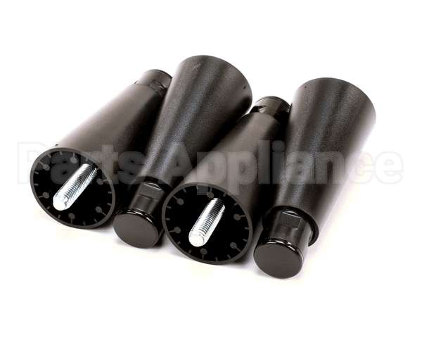 M219B Grindmaster Cecilware Legs 6 Black (4 Per) - Po/Pb/B