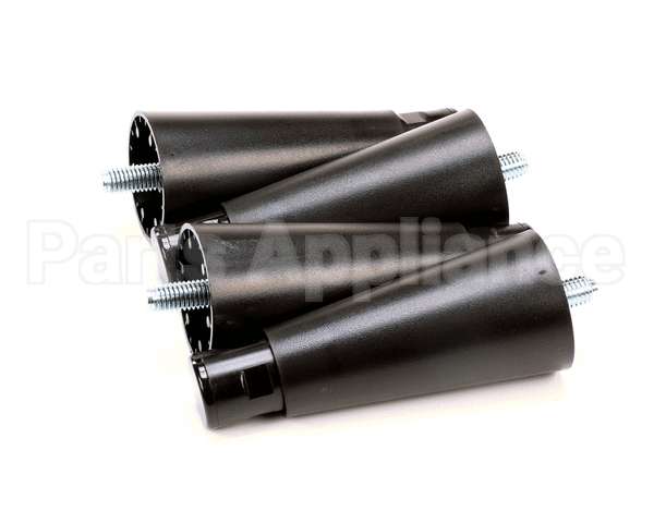 M219B Grindmaster Cecilware Legs 6 Black (4 Per) - Po/Pb/B