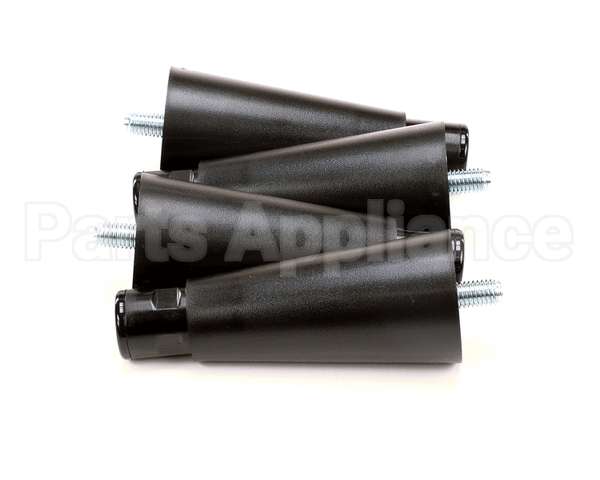 M219B Grindmaster Cecilware Legs 6 Black (4 Per) - Po/Pb/B
